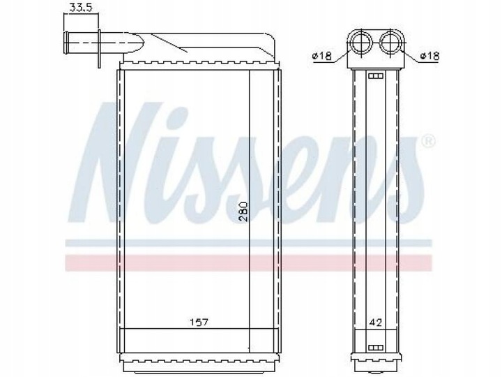 CALENTADOR NISSENS 73385 