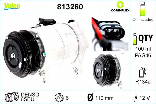 COMPRESOR DE ACONDICIONADOR BMW 2 F22 F87 2 F23 2 F45 2 GRAN TOURER F46 5 