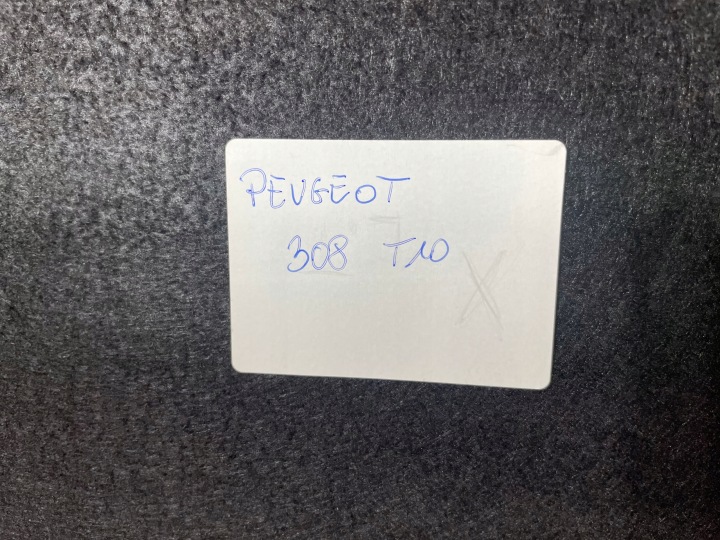 ARRIÈRE ÉTAGÈRE COUVERCLES DE COFFRE PEUGEOT 308 III T10 HAYON