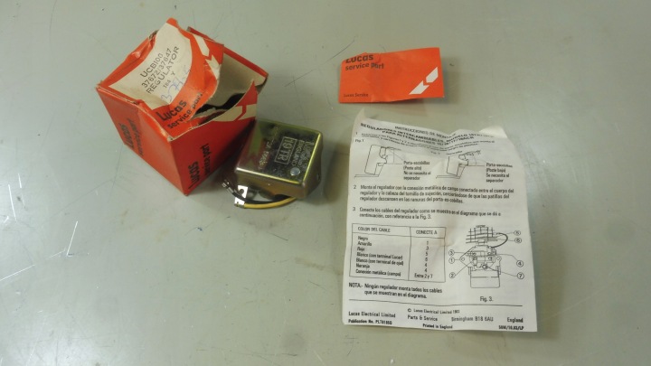 RÉGULATEUR LUCAS 19TR UCB100 37672/37647 LAND ROVER