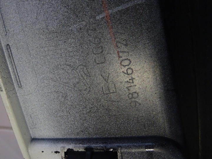 PARE-CHOCS ARRIÈRE ARRIÈRE PEUGEOT 5008 II PDC6 98166681877 LLU
