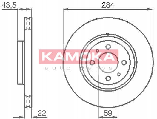 DISCOS ZAPATAS PARTE DELANTERA KAMOKA FIAT STILO 