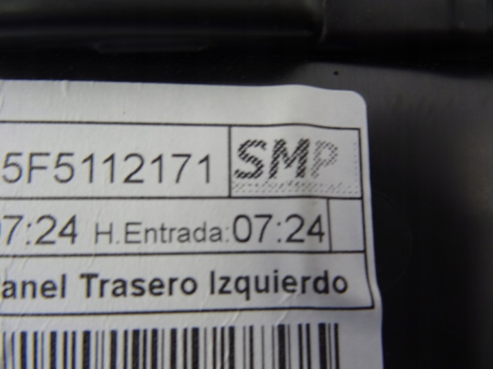 5F4867133 SEAT LEON III COLLECTEUR PORTES GAUCHE ARRIÈRE BOUTONS PANNEAU