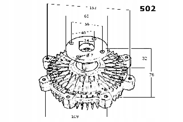 JAPKO TERMOSPRZEGLO DE VENTILADOR 