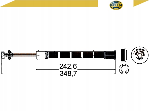 DÉSHYDRATEUR CLIMATISATION VW PASSAT 08-16 (WKLA KIT NIEZBEDNIK CONDUCTEUR #1