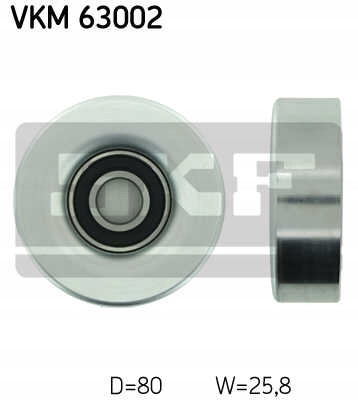GALET GUIDE SKF VKM 63002