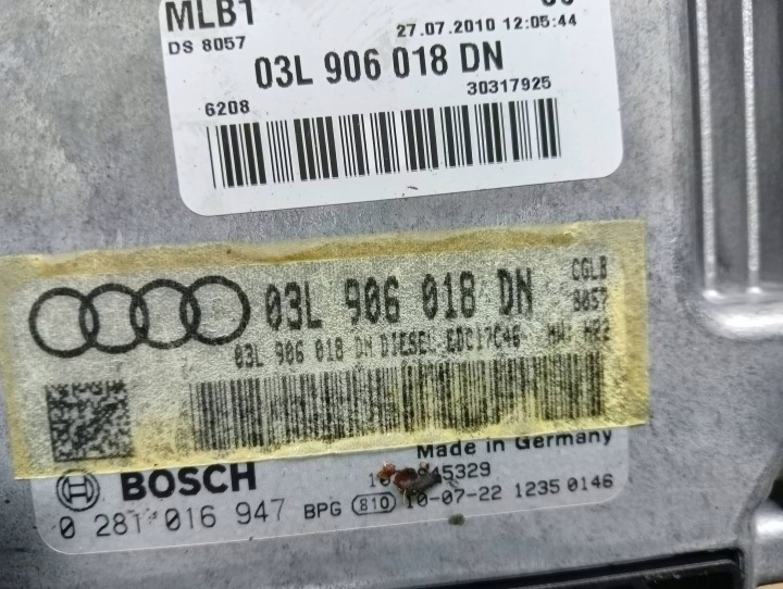 ORDINATEUR CONTRÔLEUR MOTEUR CGL 2.0 TDI AUDI Q5 8R 03L906018DN