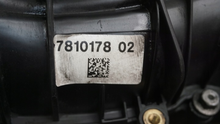 BMW E60 E90 E87 2.0 D 10R 177KM N47D20A COLLECTEUR ADMISSION 7810178