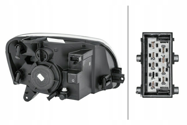 1EG010196-011 HELLA PROJECTEUR CITROEN BERLINGO, PEUGEOT PARTENAIRE
