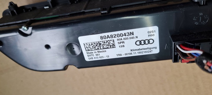 Q5 80A SQ5 PANNEAU CONDUIT D'AIR CLIMATISATION 80A820043N