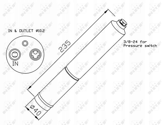 DESHUMECTADOR NRF 33224 