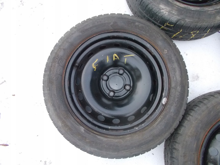 LLANTAS ACERO RUEDAS NEUMÁTICOS FIAT GRANDE PUNTO EVO DACIA 175 X 65 4X100 15 LATO 