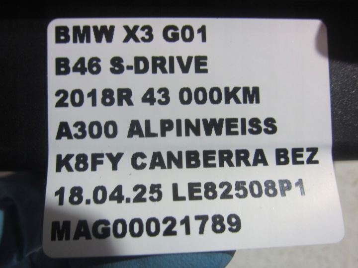 BMW X3 G01 G30 G11 G02 G30 DISTRIBUTEUR COURANT 61149339827 9339827