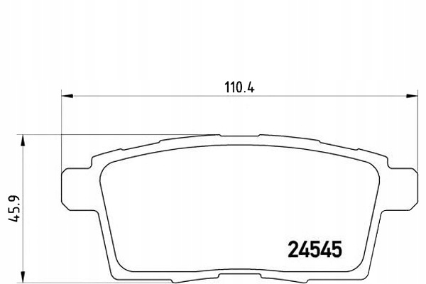 BREMBO PLAQUETTES FREIN P49041