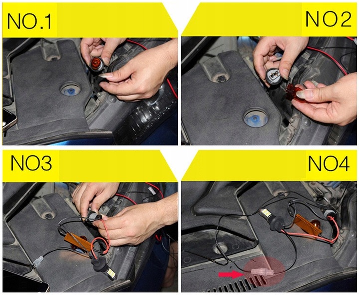 BLINKERS + DAYTIME LED 2 IN 1 DRL BAU15S PY21W 