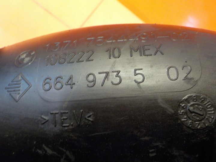 BMW X5 E53 4.8 V8 05R 360KM N62 TUYAU TUYAU AIR 7544491 6649735