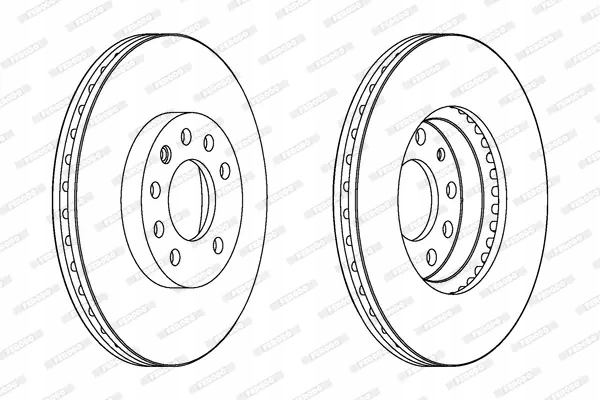 FERODO DISCOS DE FRENADO DDF1191C 