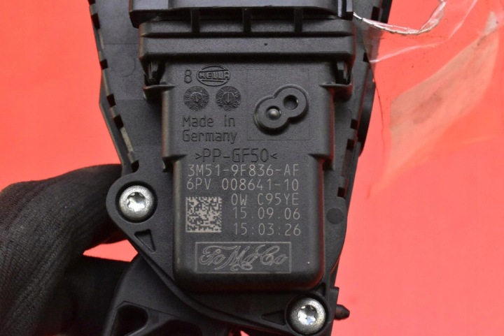 POTENTIOMÈTRE PÉDALE GAZ 3M51-9F836-AF FORD FOCUS C-MAX MK1 1.6 TDCI 109 KM