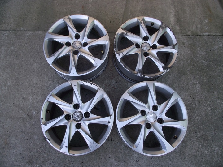 DISCOS DE ALEACIÓN LIGERA (DE TITANIO) 15'' PEUGEOT 208 13R LLANTAS DE ALUMINIO 4X108 R15 