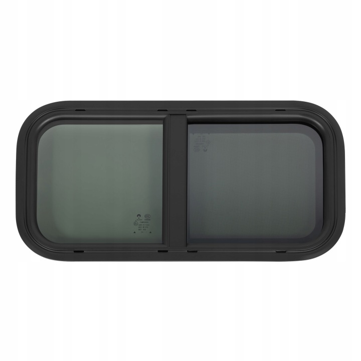 VITRE VERS CAMPING-CAR 70X40CM AVEC ZINTEGROWANA MOUSTIQUAIRE VITRE COULISSANT VERS REMORQUES DE CAMPING