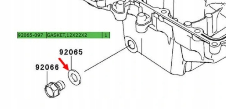 KAWASAKI ORIGINE OE 92065-097