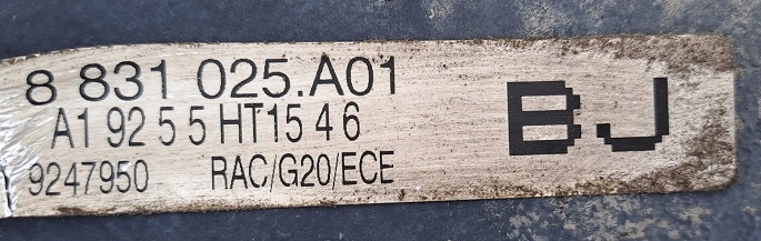 BMW G20 SUSPENSION POUTRE PONT ROTULE DE DIRECTION ARRIÈRE M340I