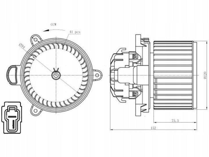 MOTOR SOPLADORES HYUNDAI I10 II MK2 13- 