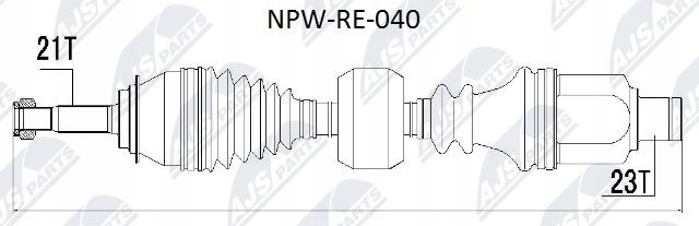 NPW-RE-040 NTY DEMI-ARBRE MENÉE NTY