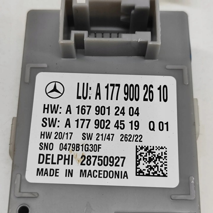 MODULE DE COMMANDE D'ÉCLAIRAGE MERCEDES-BENZ A (V177, Z177) A1679012404 26260844 1.3L 100KW