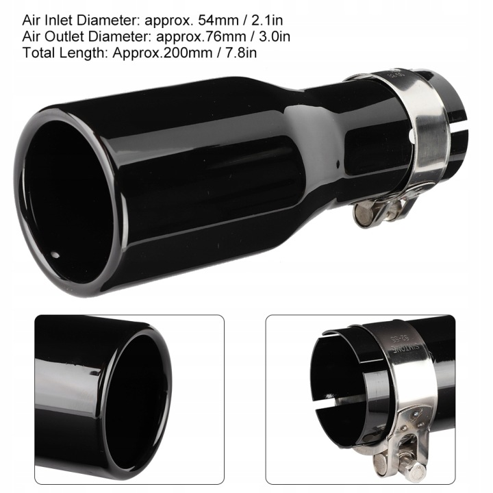 SILENCIEUX FINAL SPORTIF GRAVE UNIVERSEL 54-76 MM
