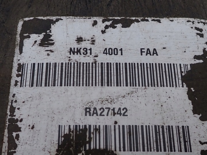 PONT DIFFÉRENTIEL POUTRE AXE SUSPENSIONS ARRIÈRE ARRIÈRE FORD TRANSIT MK8 NK31-4001-FAA
