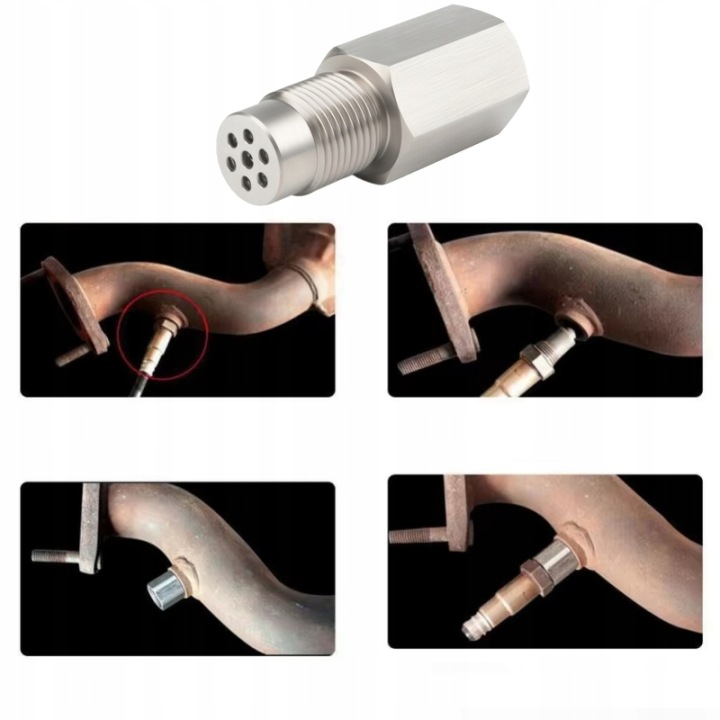 SIMPLE ÉMULATEUR SONDE LAMBDA EURO4 EURO5 EURO6 ACIER INOXYDABLE FILTRE