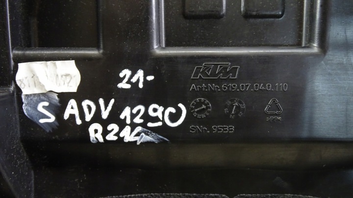 R214 KTM 1290 SUPER ADVENTURE 21- SIÈGE SIÈGE BANQUETTE ARRIÈRE 61907040110
