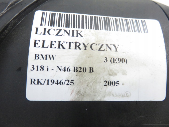 COMPTEUR BMW 3 (E90) 318 I B20 B 9110197 1025330