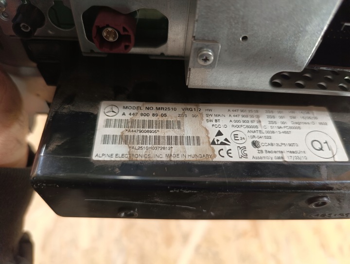 RADIO AUTORADIO MERCEDES VITO A4479008905