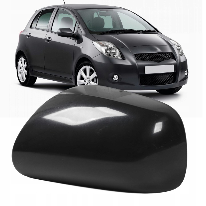PROTECTION CARCASSES RÉTROVISEURS LATÉRAL AVEC PROTECTION UV VERS TOYOTA YARIS 2006-2011 CÔTÉ GAUCHE