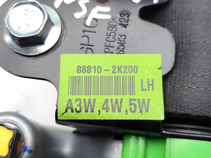 KIA SOUL CEINTURE DE SÉCURITÉ GAUCHE AVANT AVANT 88810-2K200
