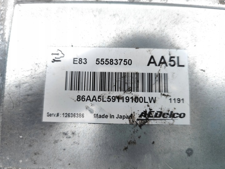OPEL CORSA CONTRÔLEUR MODULE ECU 1.4 ESSENCE 74KW (100 HP) 55583750 2011