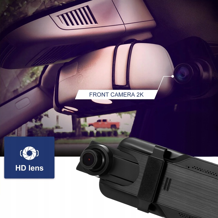 DASHBOARD CAMERA JAZDY, CAMERA COFANIA, PELNOEKRANOWY DASHBOARD CAMERA SENSOR 