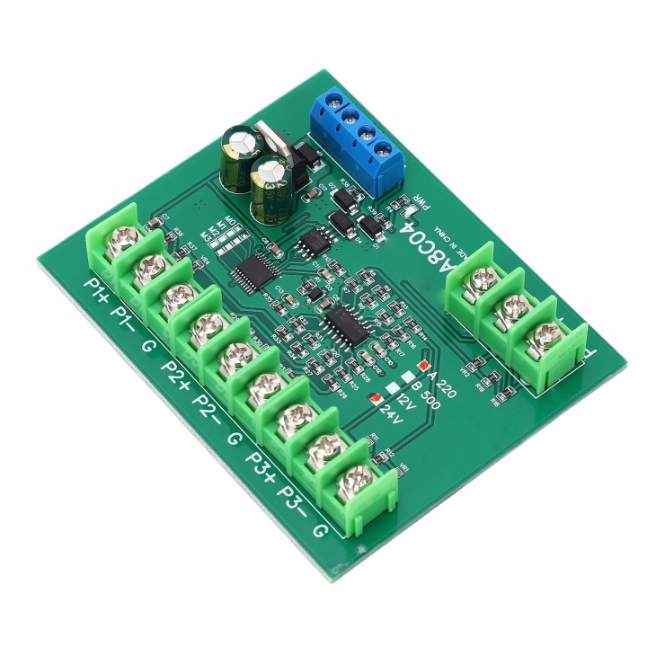 MODULE TEMPÉRATURE REZYSTANCJI COLLECTEURS 4 KANALOWY PT100 RTD RS485 -40-220C