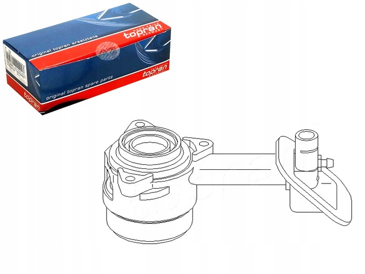 CYLINDRE ÉMETTEUR D'EMBRAYAGE CENTRAL TOPRAN 1141581 1075778 XS417 photo 1 - milautoparts-fr.ukrlive.com