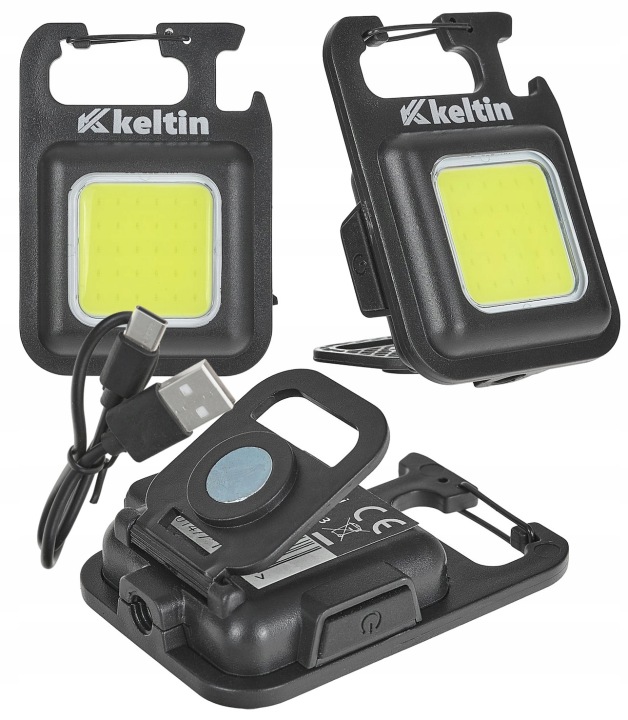 K02004 LAMPE DE POCHE MINI – KIESZONKOWA AVEC MAGNESEM LED COB 6W 500MAH 300LM IPX4