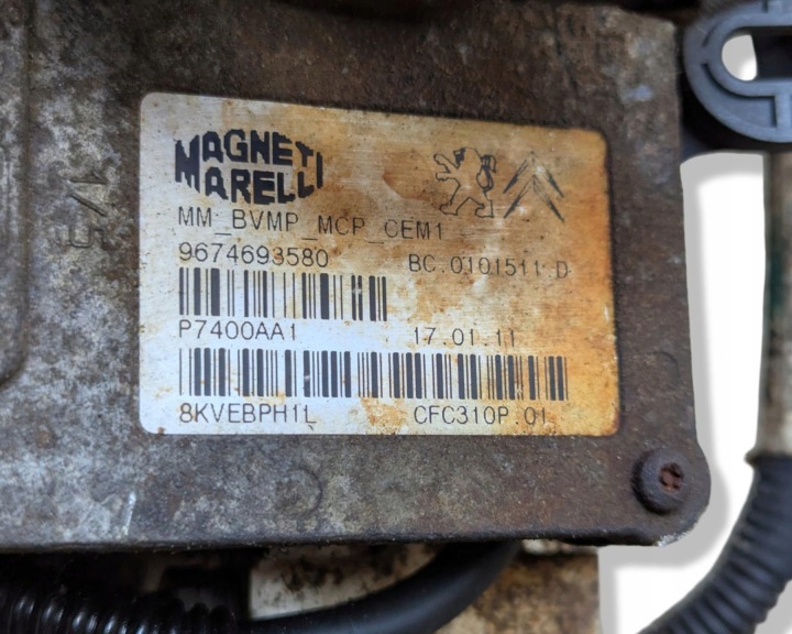 MODULE BOÎTE DE VITESSES POLAUTOMATYCZNEJ CITROEN C4 2010 9674693580