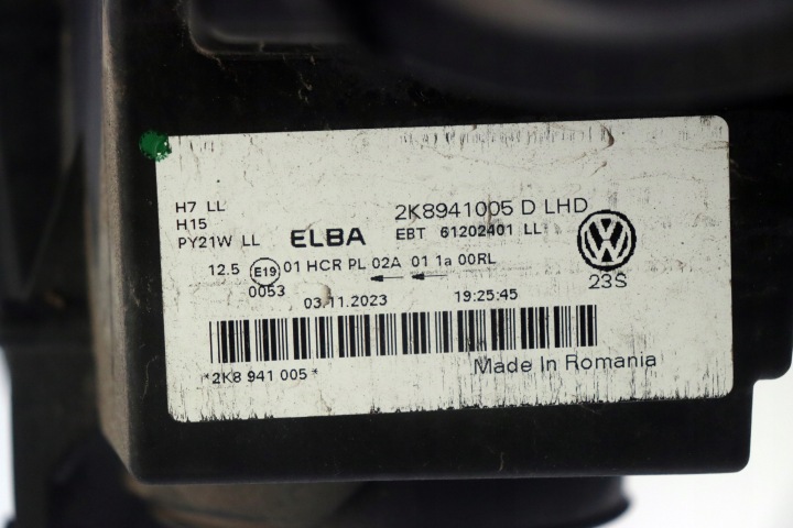 VW CADDY 2K7 20- PHARE AVANT AVANT GAUCHE 2K8941005D