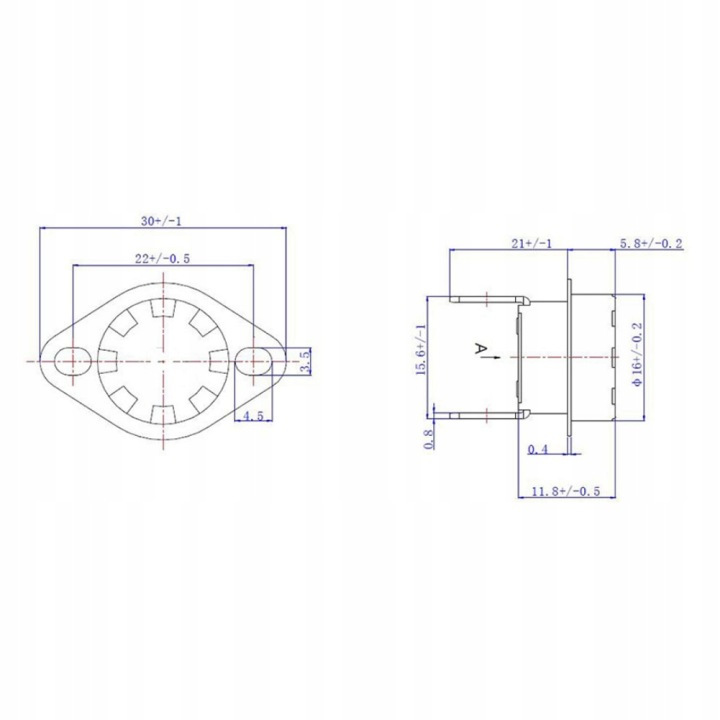 5 PCS KSD301 COMMUTATEURS KONTROLI TEMPÉRATURE 250V10A NORMALNIE ZAMKNIETE 145C