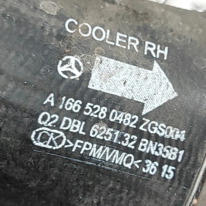 DROIT FIL ÉCHANGEUR D'AIR DE SURALIMENTATION MERCEDES-BENZ GLE (W166) A1665280482 35233532