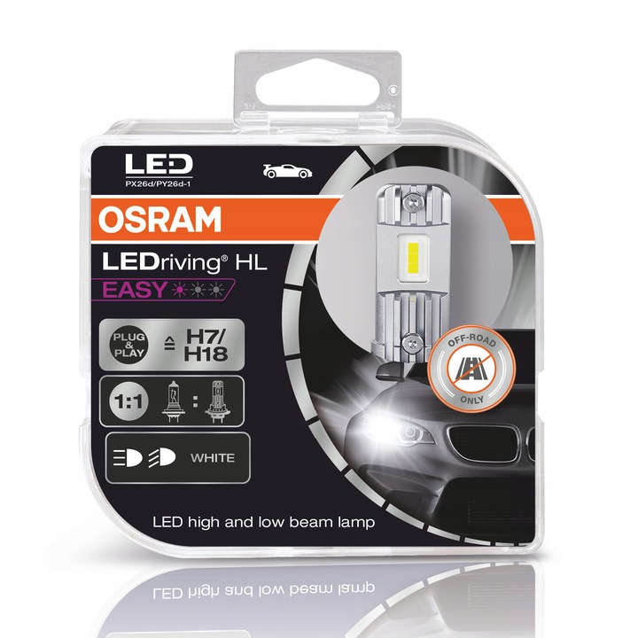 OSRAM LUCES DE AUTOMÓVIL DIODO LUMINOSO LED H7/H18 6000K EASY 