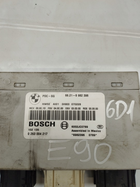 BMW E90 MODULE CAPTEURS STATIONNEMENT PDC 6982396