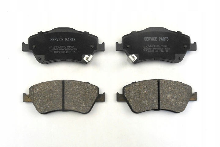 TOYOTA AURIS I 06-12 1.3I PADS BRAKE FRONT photo 1 - milautoparts-fr.ukrlive.com