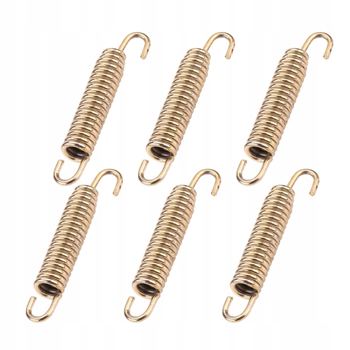 6 PCS RESSORT VERS SILENCIEUX TUYAUX ÉCHAPPEMENT MOTOCYCLETTE